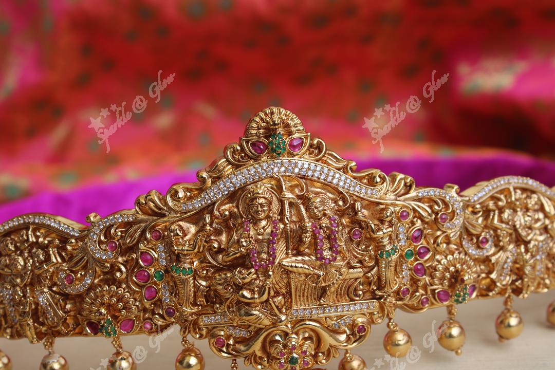 Exquisite Rama Kalyana Intricate work hipbelt