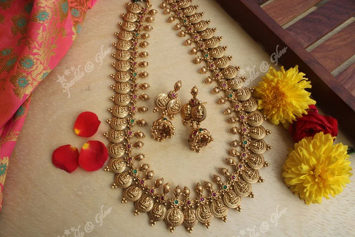 Gold look alike elegent coin haram - Multi - Sparkle and Glow