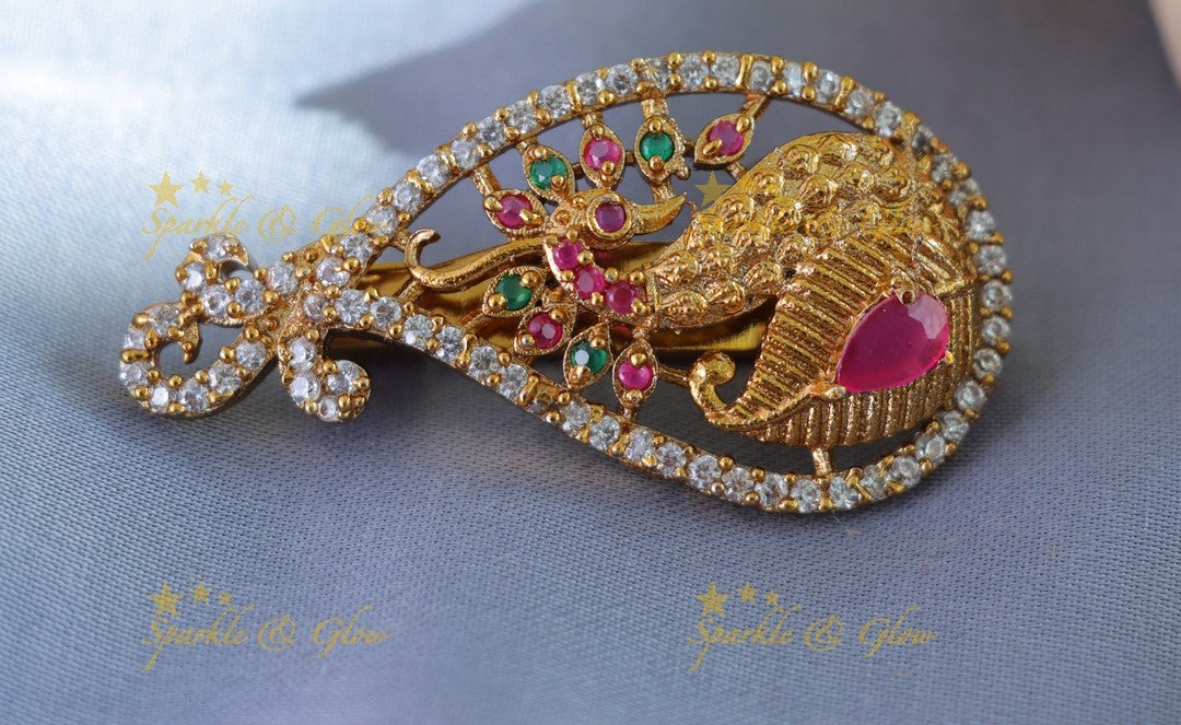 Beautiful Peacock Mango Sareepin