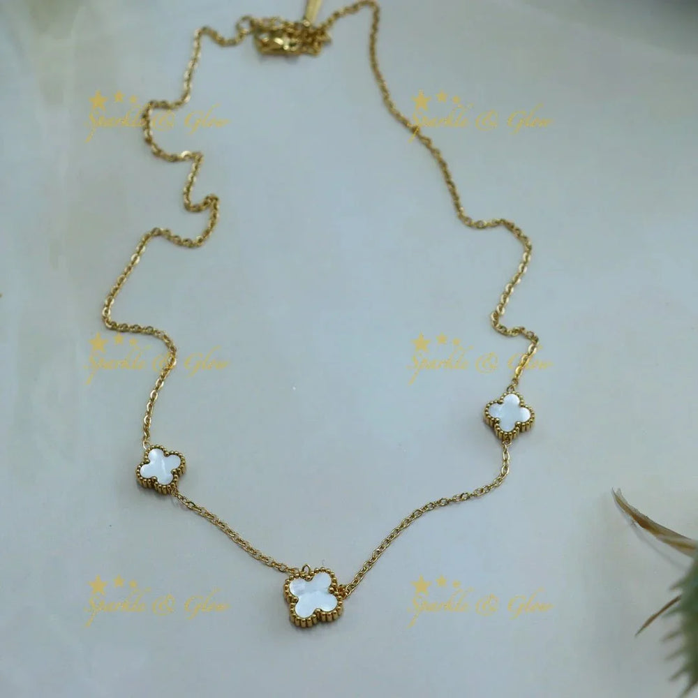Elegant Multi Star design short necklace - Sparkle and Glow