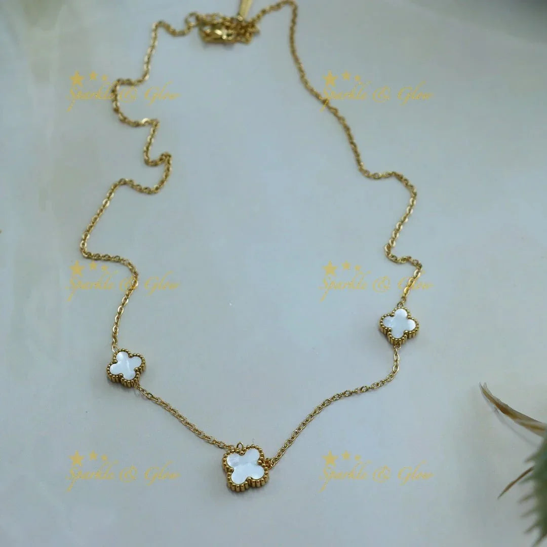 Elegant Multi Star design short necklace - Sparkle and Glow