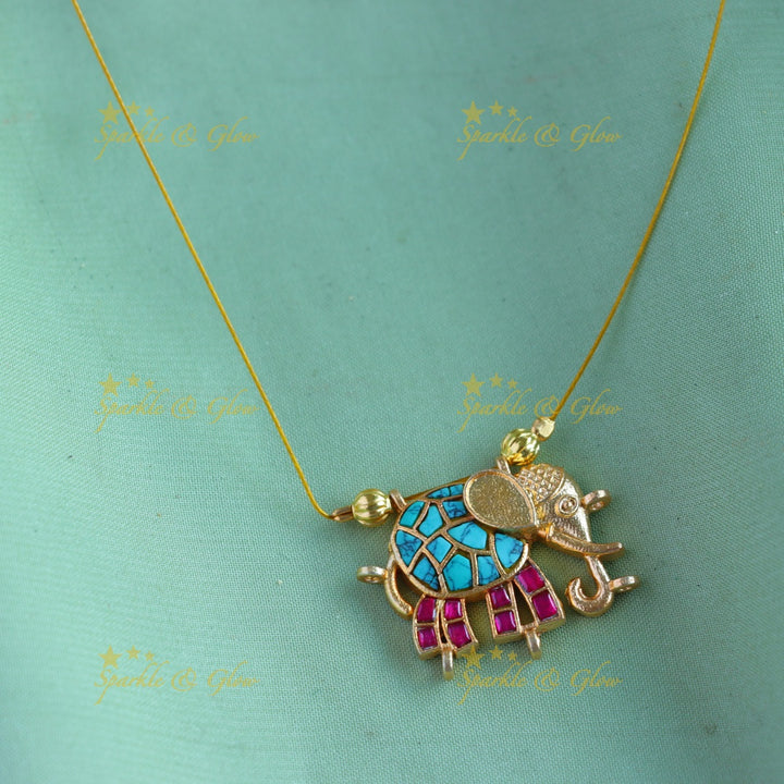 Stunning Elephant Invisible Pendant Necklace
