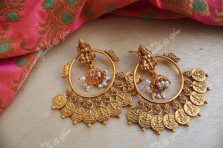 Matte polished Lakshmi Balis