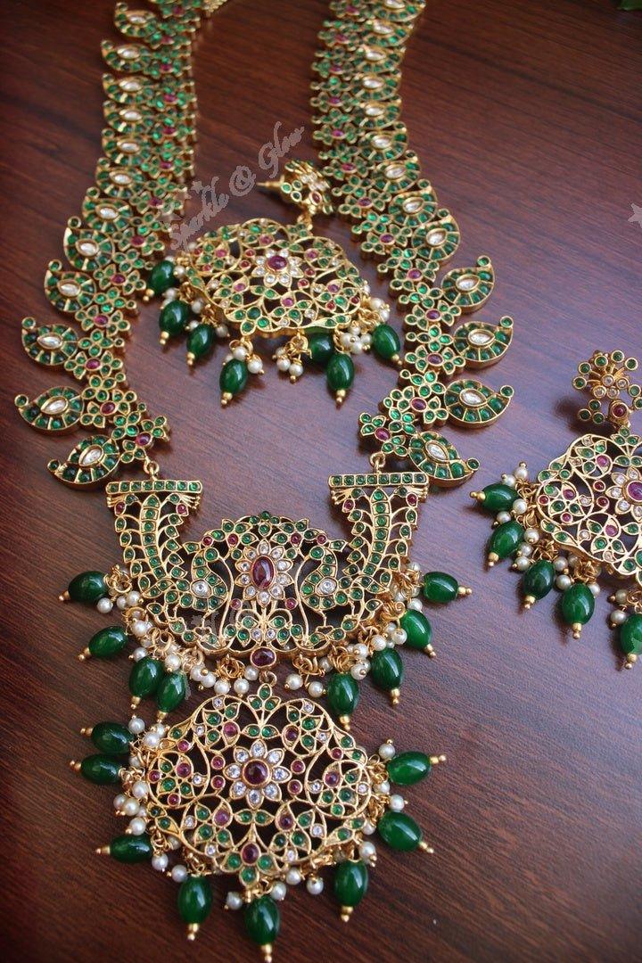 Gold alike polished real kemp stones mango haram - Kemp Gold Beads - Sparkle and Glow