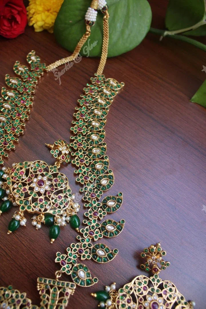 Gold alike polished real kemp stones mango haram - Kemp Gold Beads - Sparkle and Glow