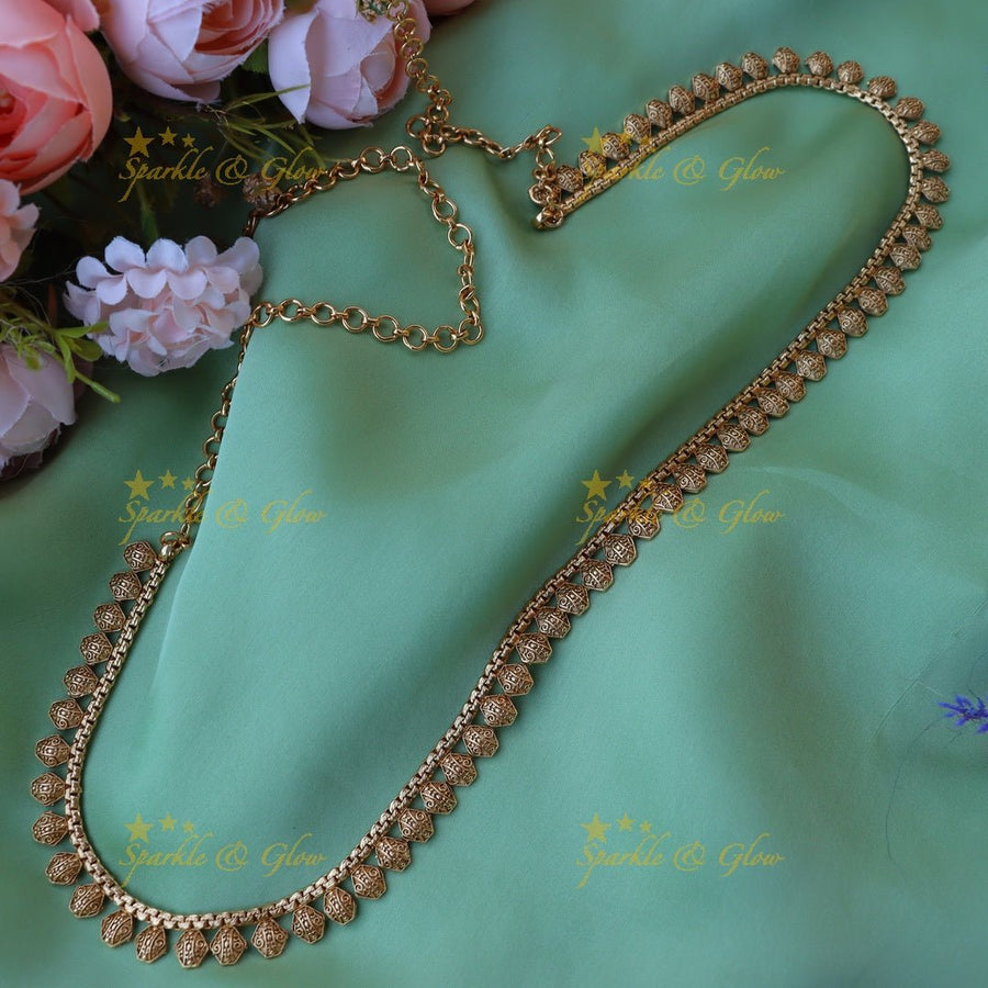 Stunning gold alike hip chain - Sparkle and Glow - 
