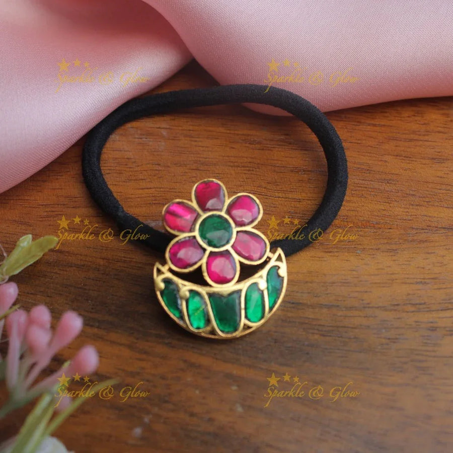 Pretty flower design hair band - Sparkle and Glow