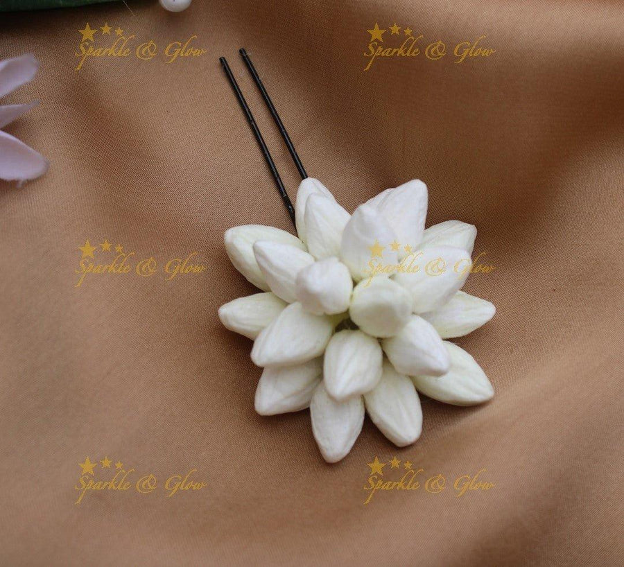 Stunning Real Jasmine look aike Hairpin - Sparkle and Glow