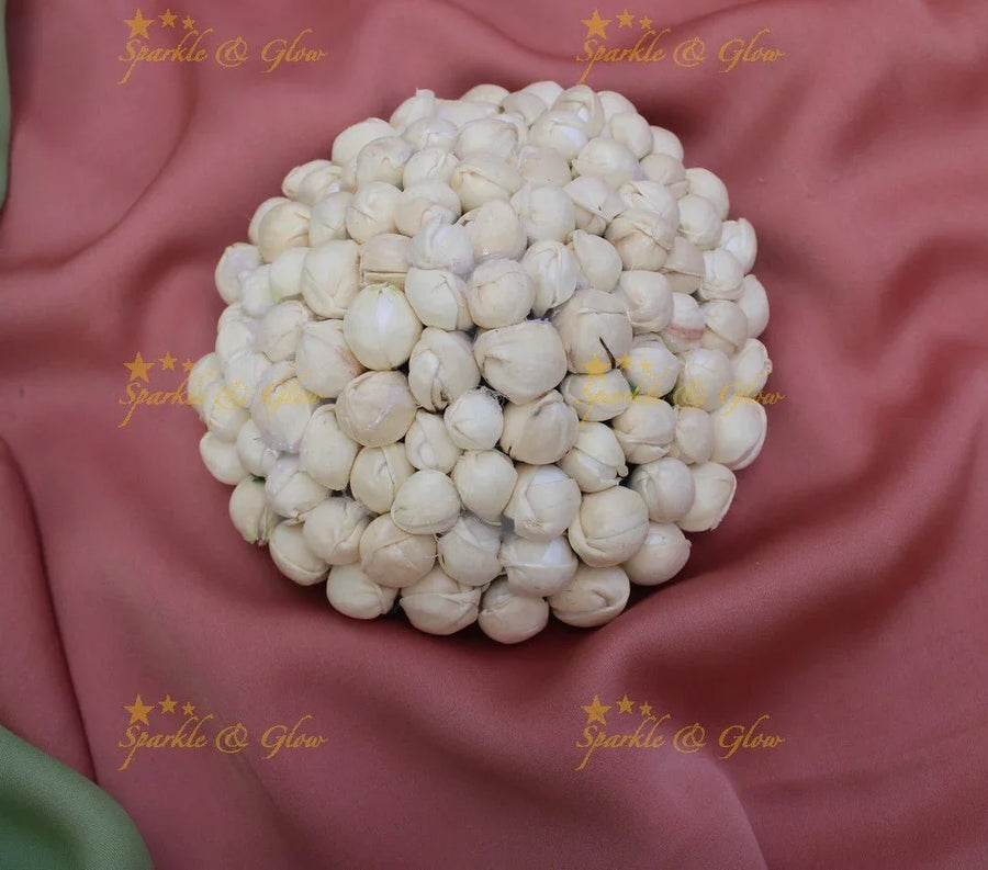 Beautiful Bigbud Round Floral design Veena, Gajra - Sparkle and Glow
