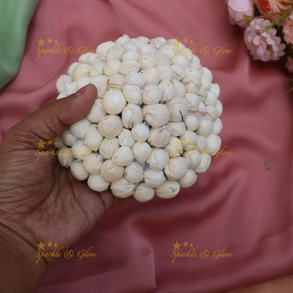 Beautiful Bigbud Round Floral design Veena, Gajra - Sparkle and Glow
