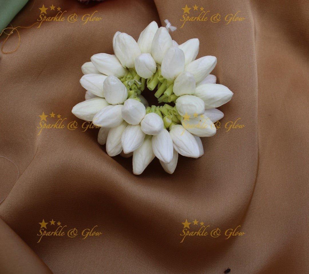 Beautiful Small Jasmine Real look alike Sendu, Gajra - Sparkle and Glow