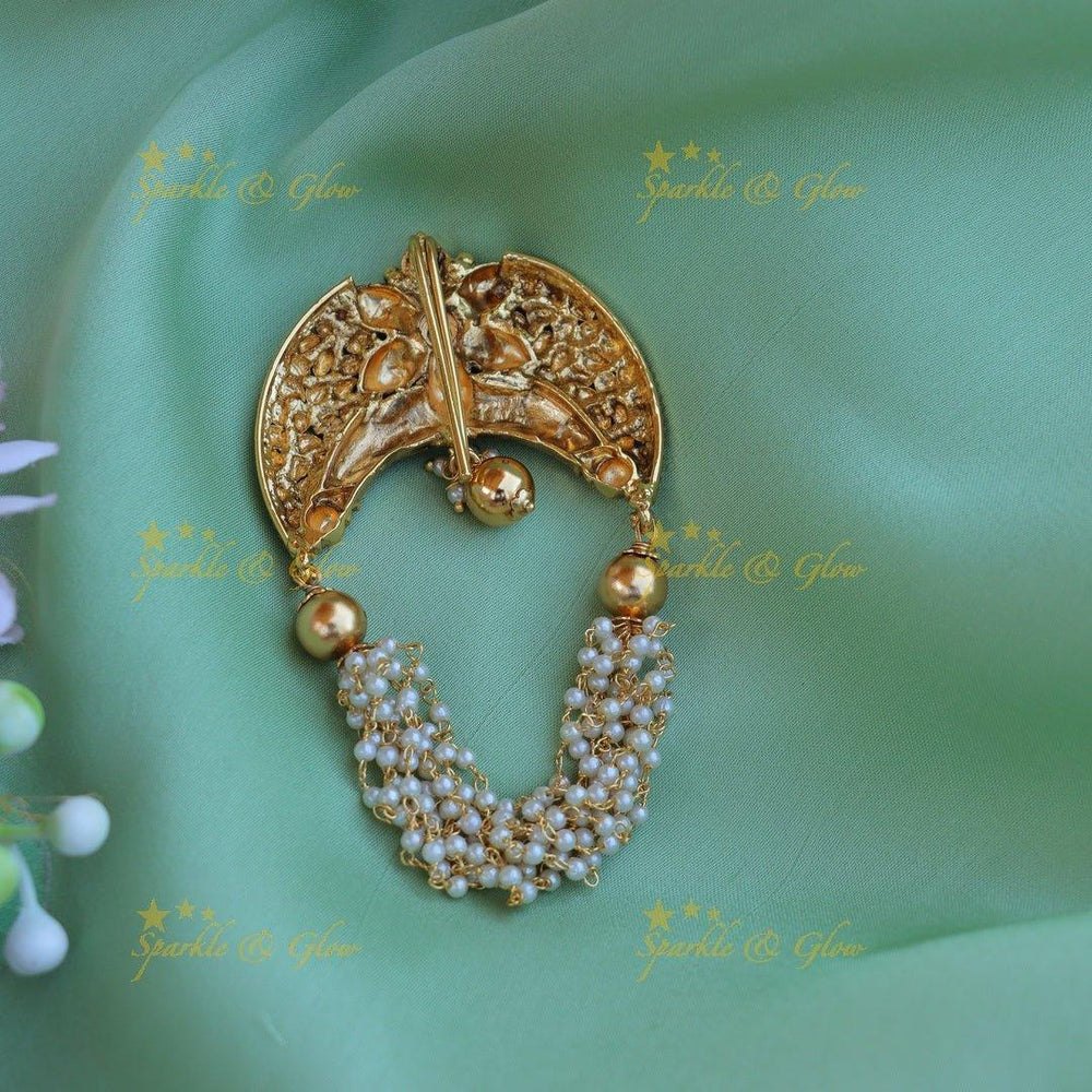 Pretty flower design hair pin - Sparkle and Glow