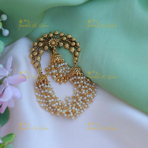 Floral Jhumka Design Hair Pin