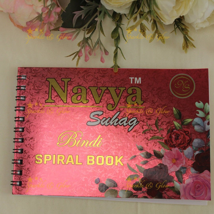 Navya Suhag stones different colour bindi small book - Sparkle and Glow - 
