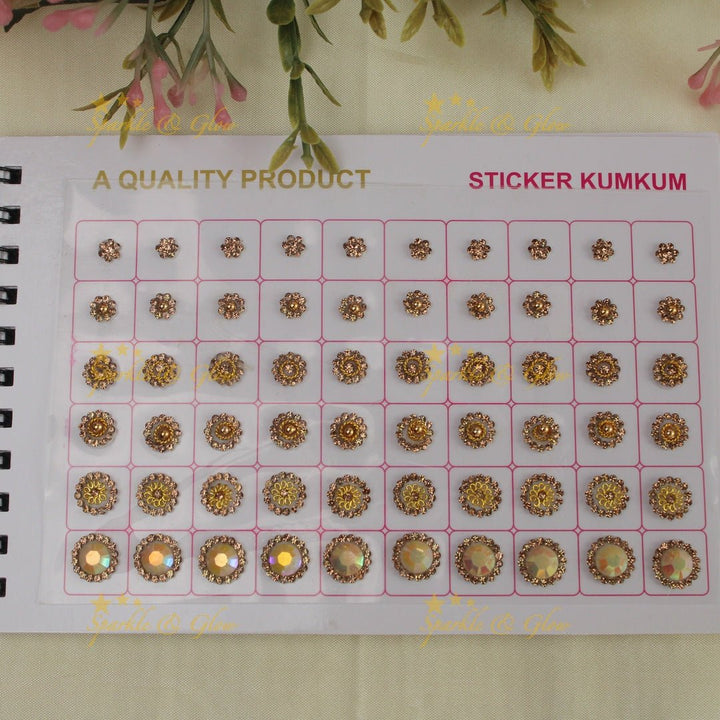 Navya Suhag stones different colour bindi small book - Sparkle and Glow - 