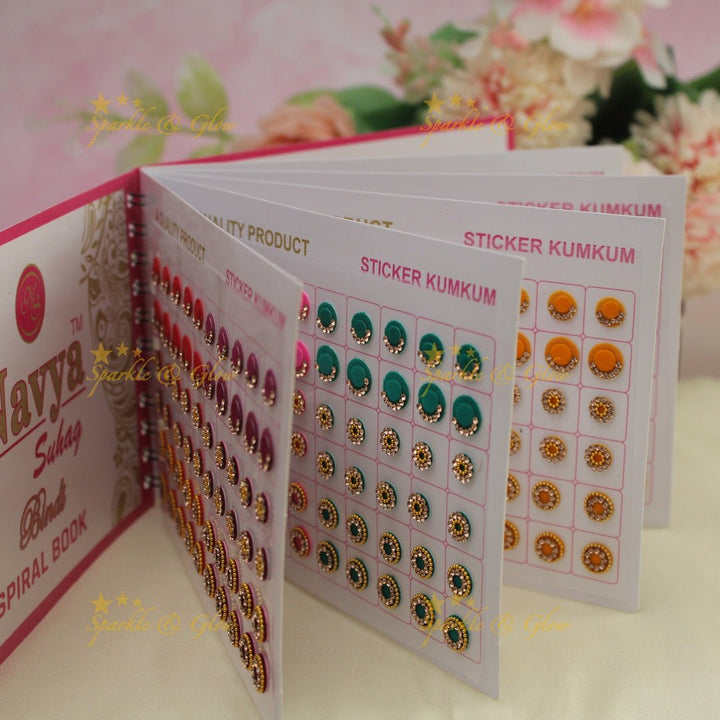 Navya Suhag pretty colours small bindi book - Sparkle and Glow - 