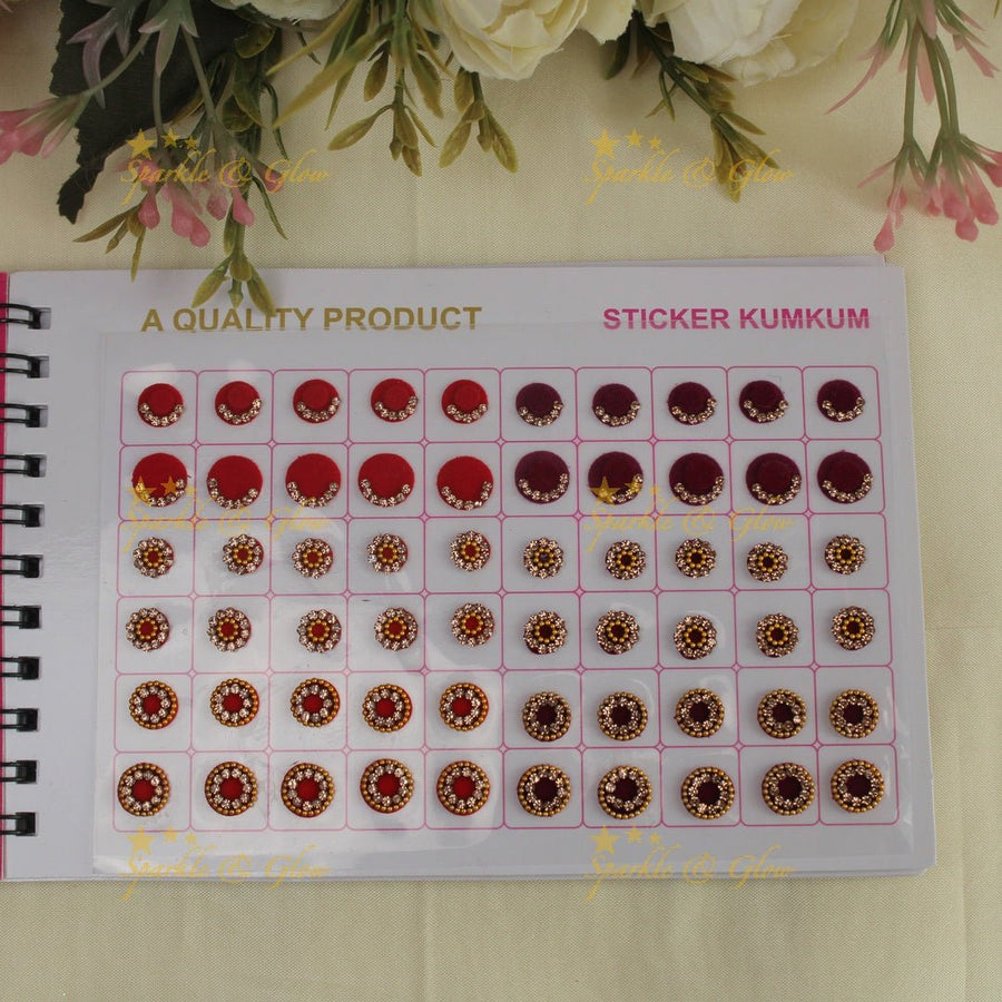 Navya Suhag pretty colours small bindi book - Sparkle and Glow - 