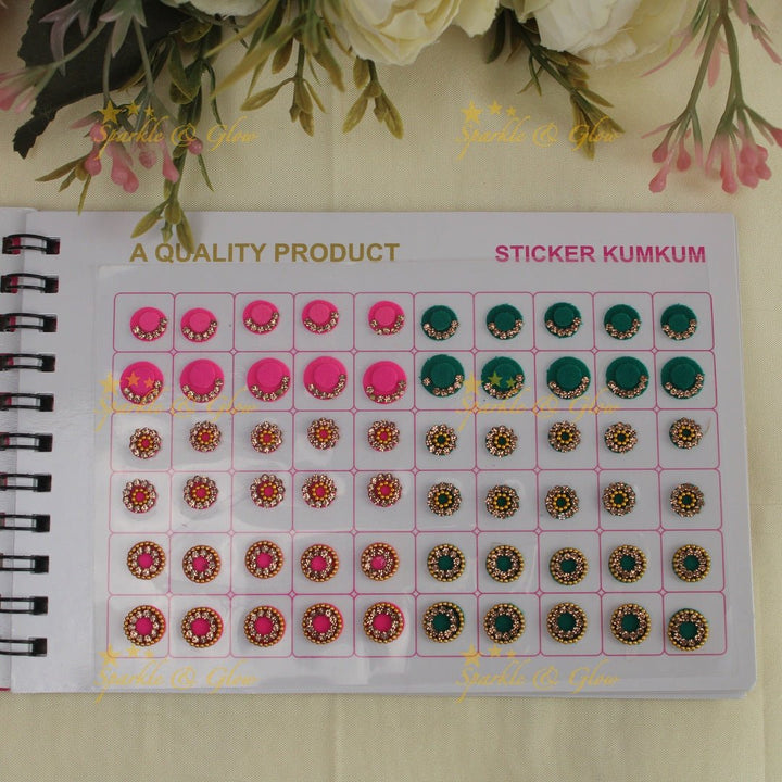 Navya Suhag pretty colours small bindi book - Sparkle and Glow - 
