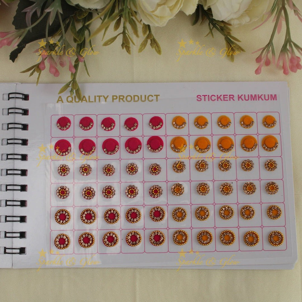 Navya Suhag pretty colours small bindi book - Sparkle and Glow - 