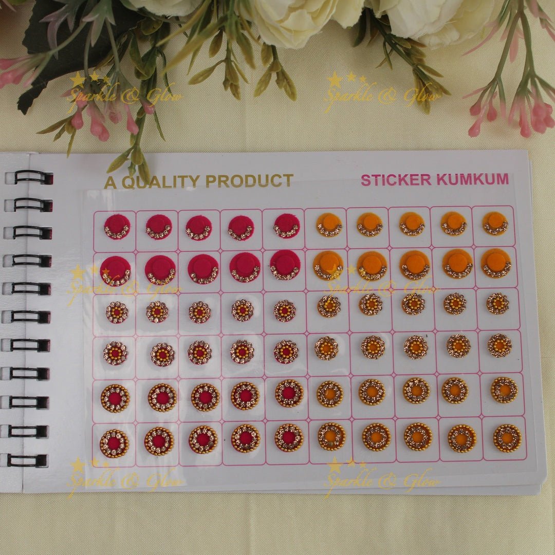 Navya Suhag pretty colours small bindi book - Sparkle and Glow - 