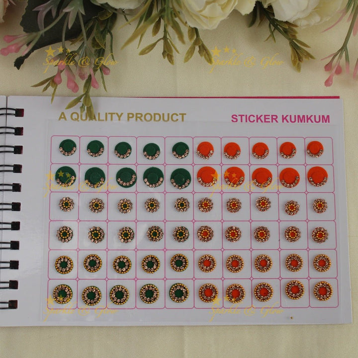 Navya Suhag pretty colours small bindi book - Sparkle and Glow - 