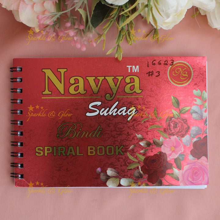 Navya suhag simple and elegant multi colours small bindi book - Sparkle and Glow - 