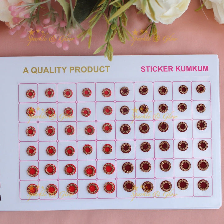 Navya suhag simple and elegant multi colours small bindi book - Sparkle and Glow - 