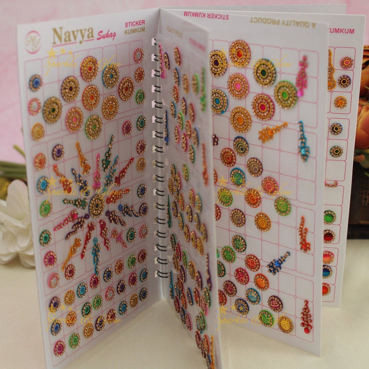 Navya Suhag grand design big bindi book - Sparkle and Glow - 