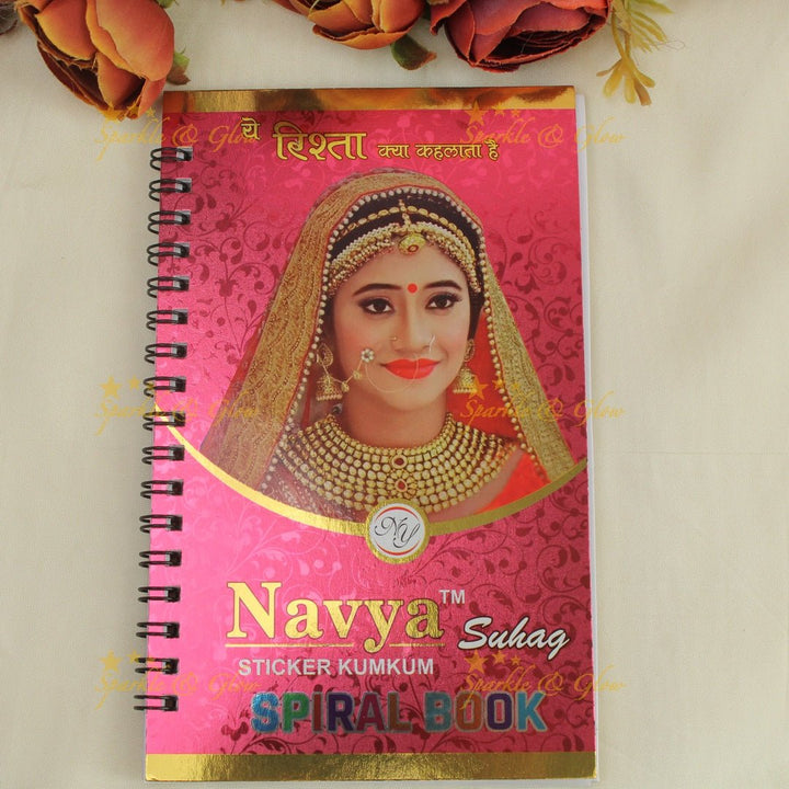 Navya Suhag grand design big bindi book - Sparkle and Glow - 