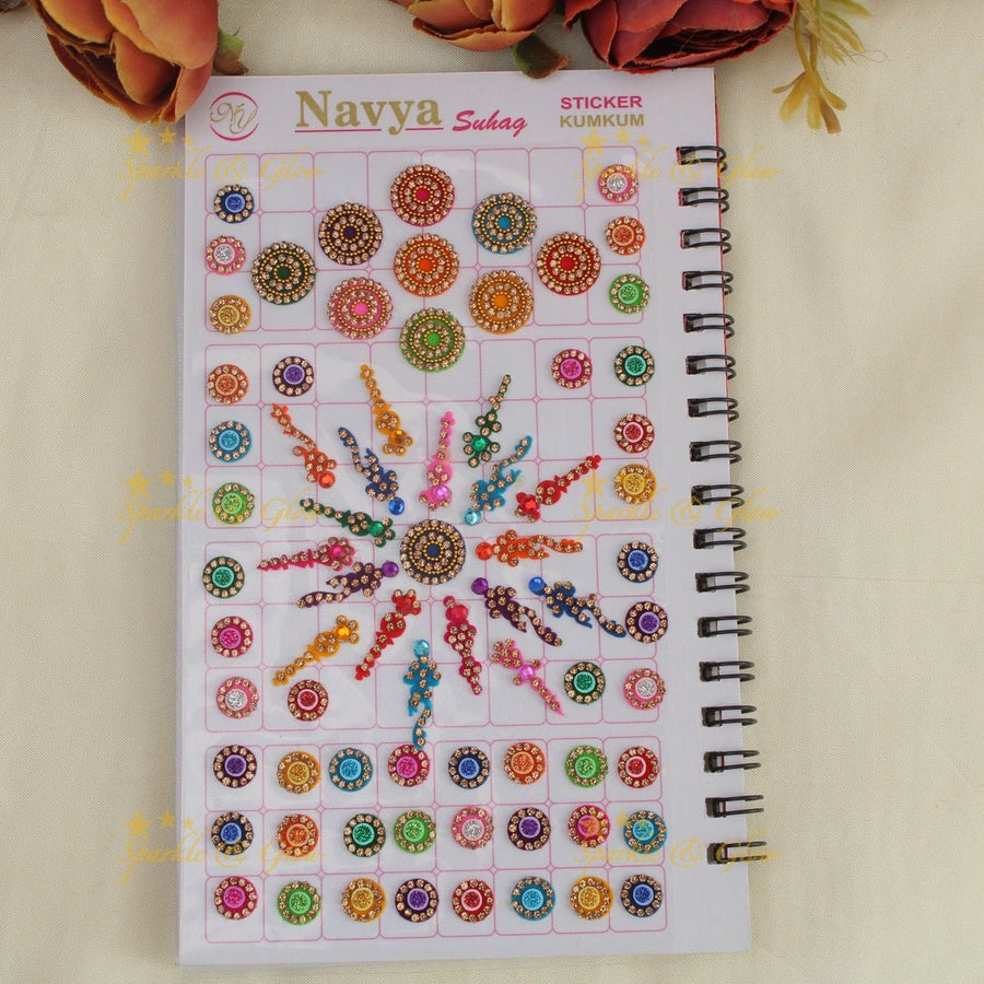 Navya Suhag grand design big bindi book - Sparkle and Glow - 