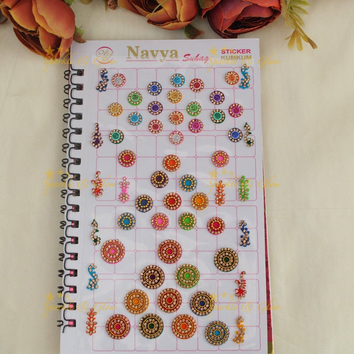 Navya Suhag grand design big bindi book - Sparkle and Glow - 