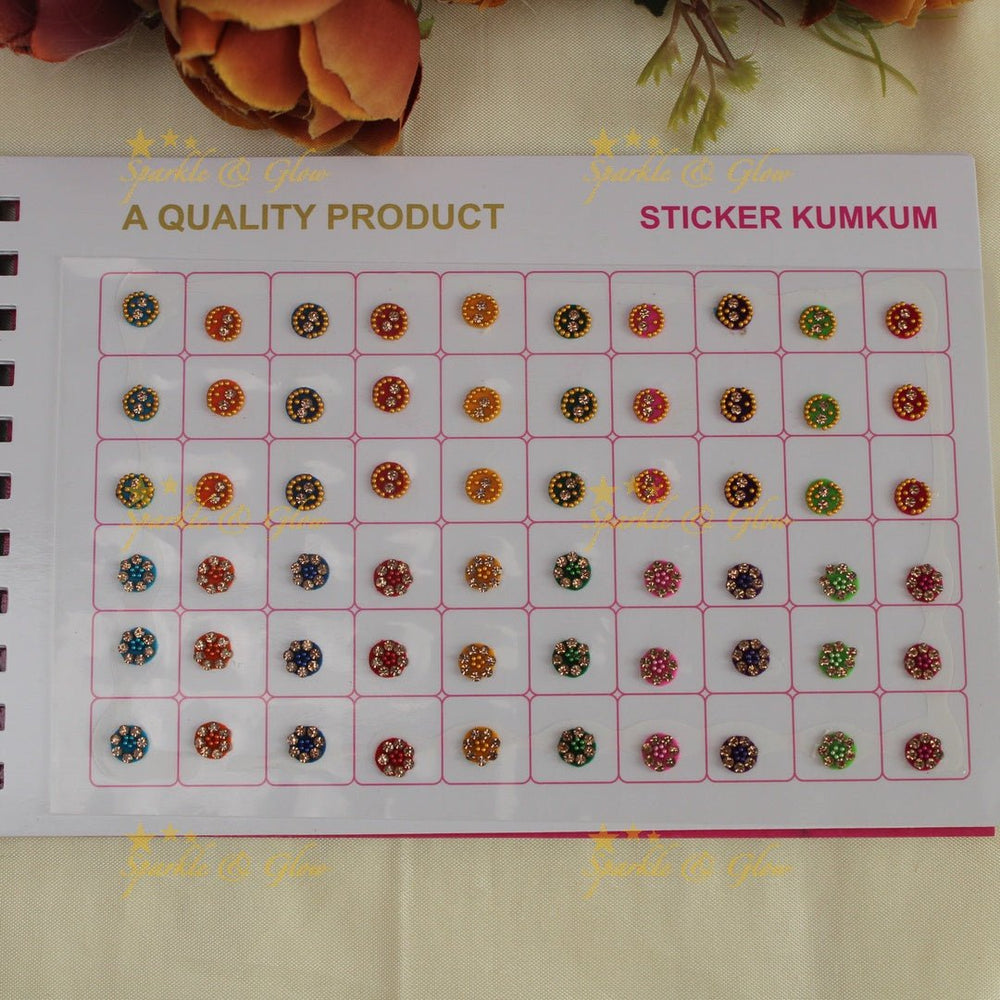 Navya Suhag different colours and designs bindi book - Sparkle and Glow - 
