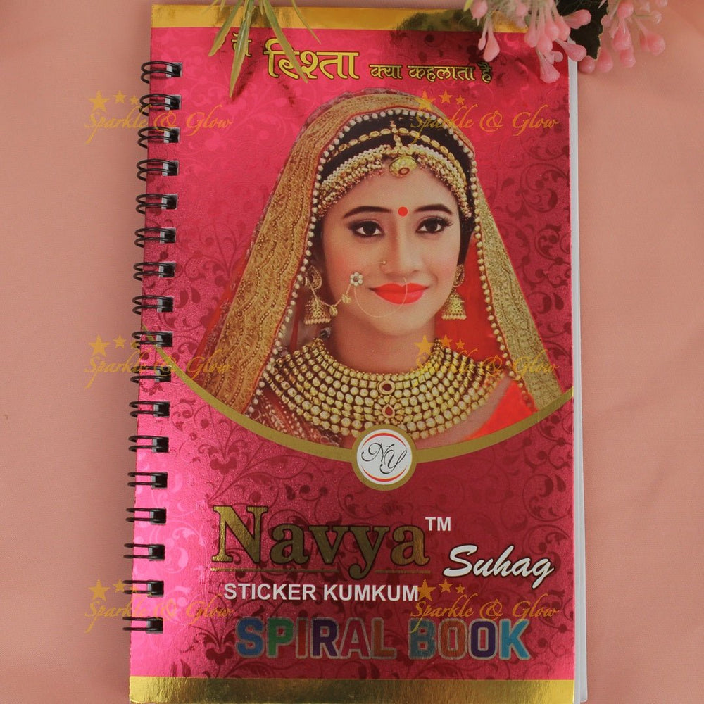 Navya Suhag different colours and designs bindi big book - Sparkle and Glow - 