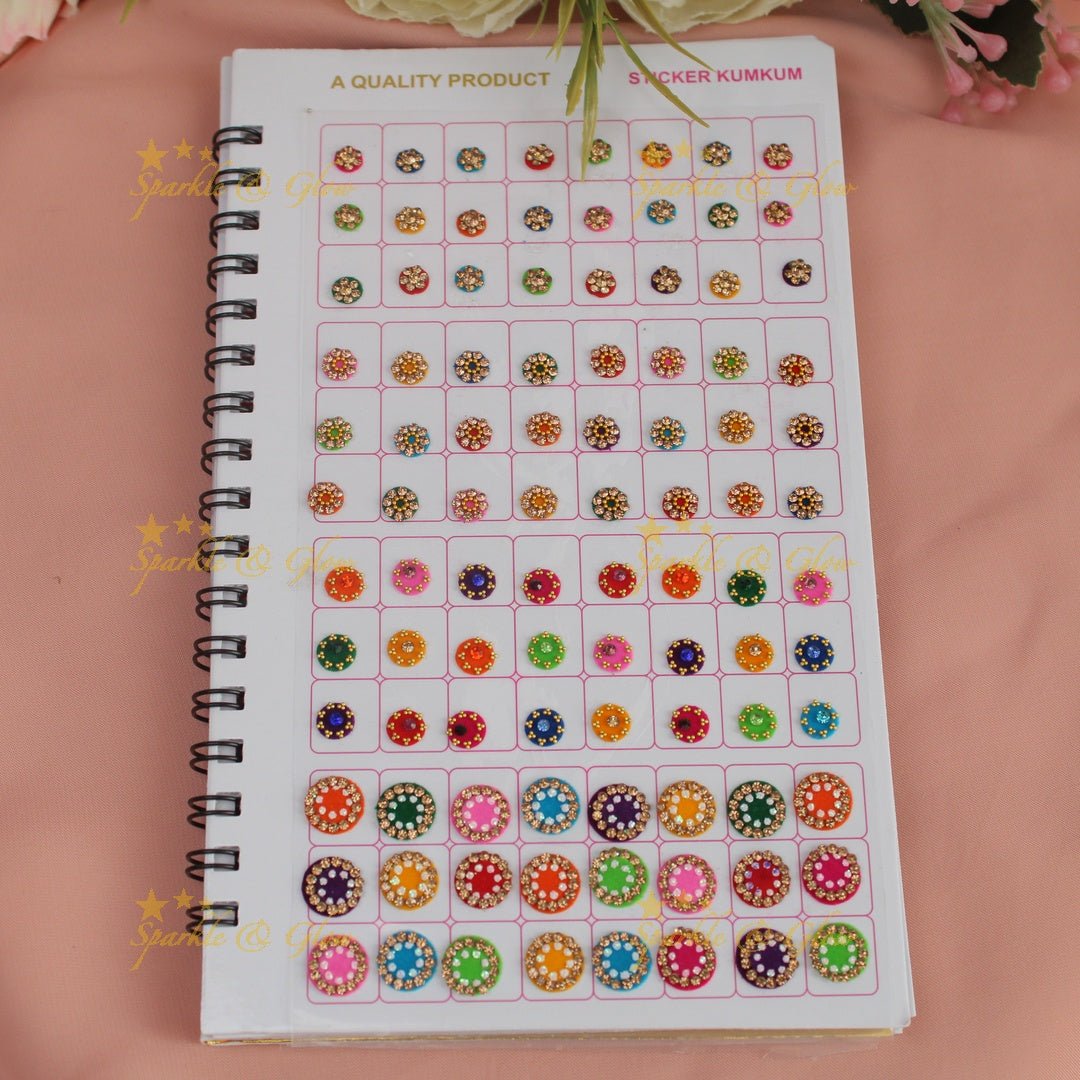 Navya Suhag different colours and designs bindi big book - Sparkle and Glow - 