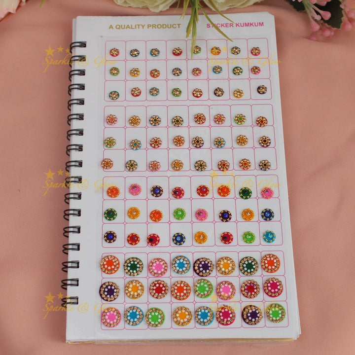 Navya Suhag different colours and designs bindi big book - Sparkle and Glow - 
