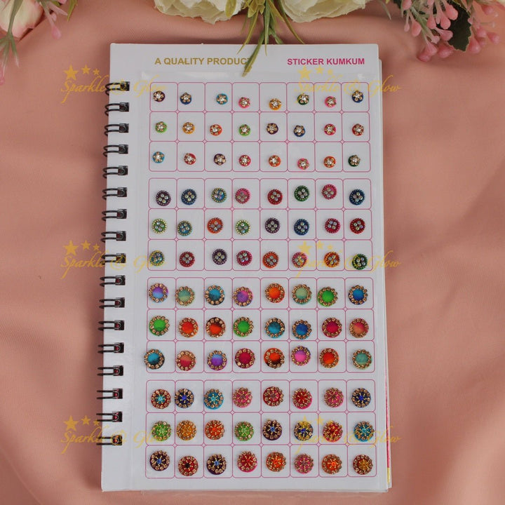 Navya Suhag different colours and designs bindi big book - Sparkle and Glow - 