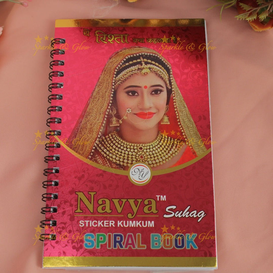 Navya Suhag beautiful colours and shapes bindi big book - Sparkle and Glow - 