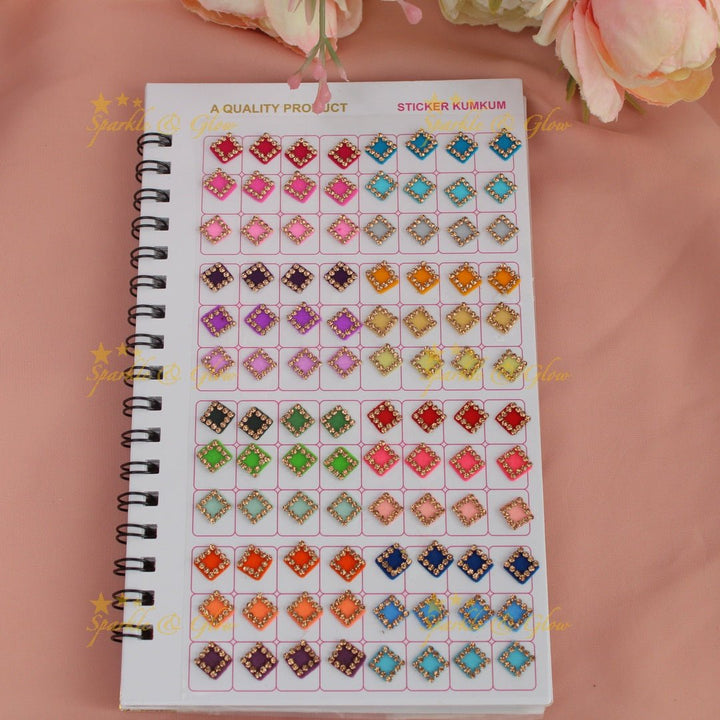 Navya Suhag beautiful colours and shapes bindi big book - Sparkle and Glow - 
