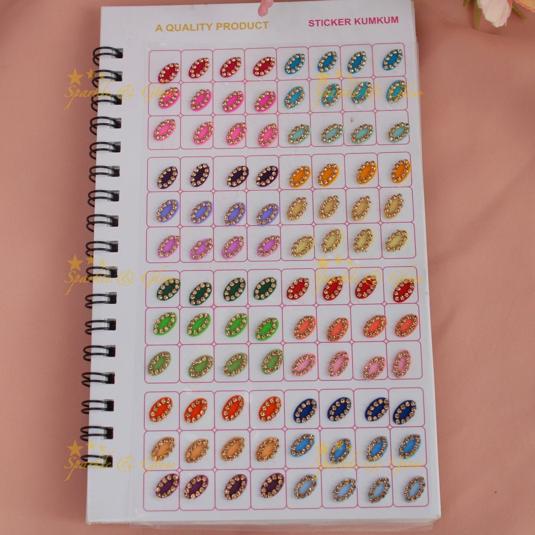 Navya Suhag beautiful colours and shapes bindi big book - Sparkle and Glow - 