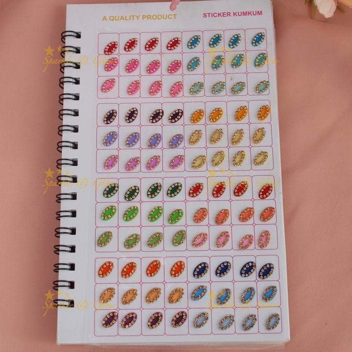Navya Suhag beautiful colours and shapes bindi big book - Sparkle and Glow - 