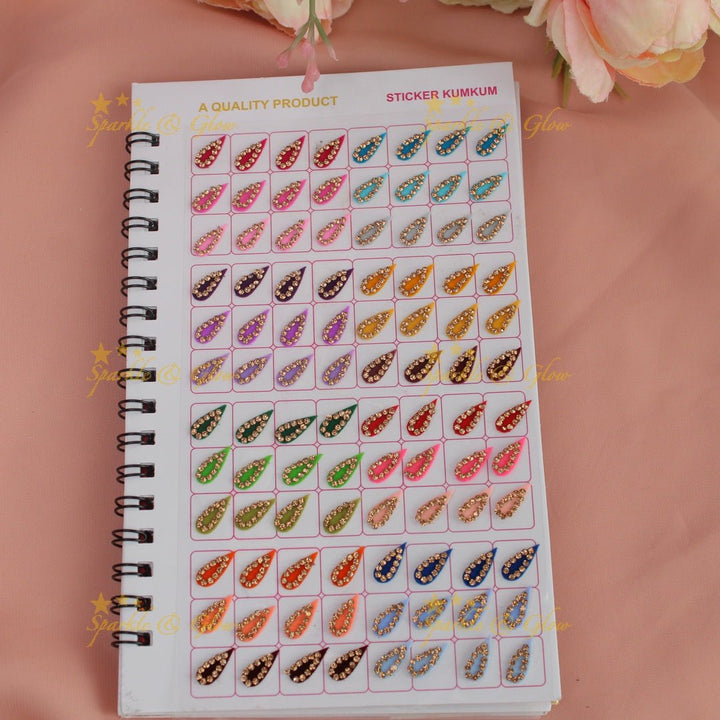 Navya Suhag beautiful colours and shapes bindi big book - Sparkle and Glow - 