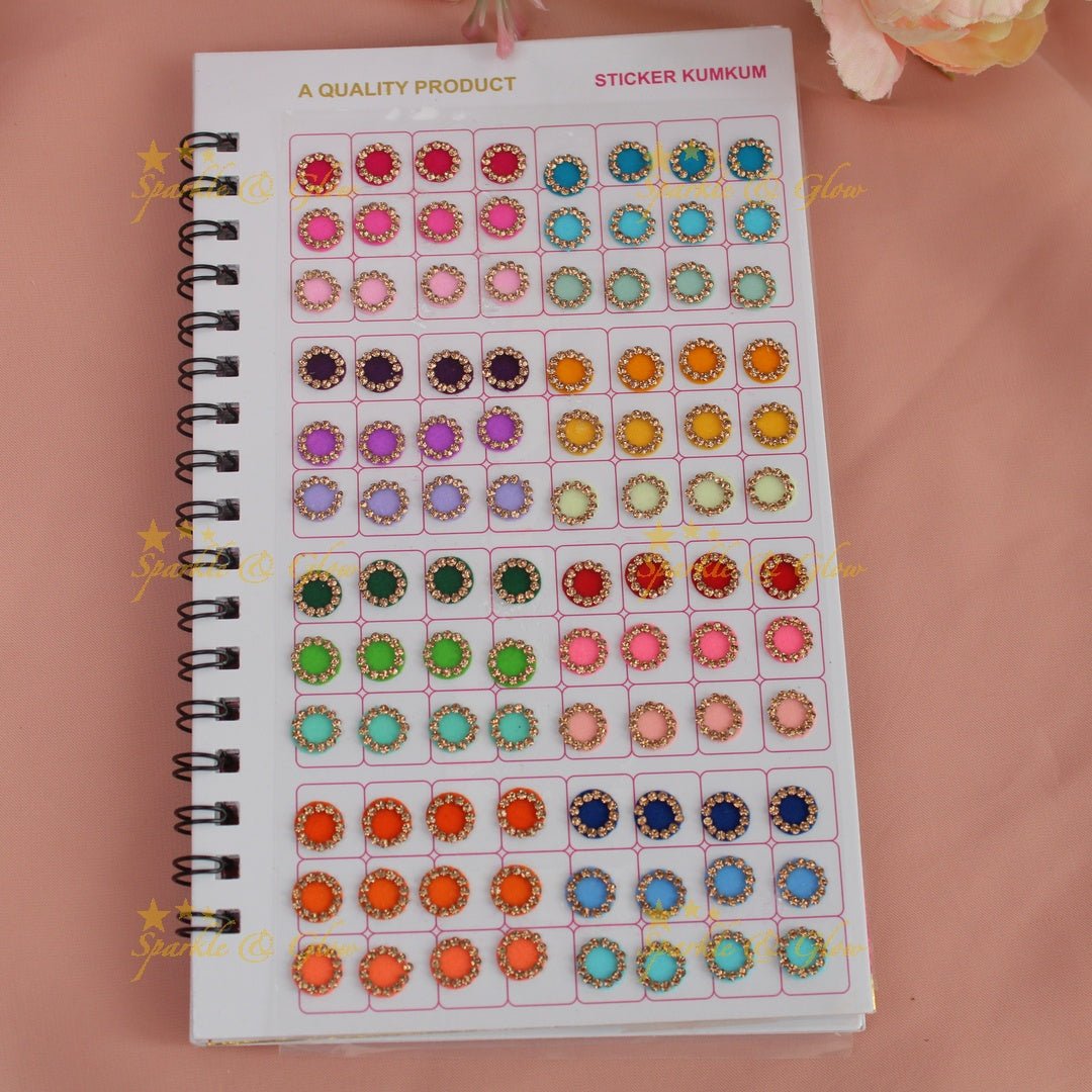Navya Suhag beautiful colours and shapes bindi big book - Sparkle and Glow - 