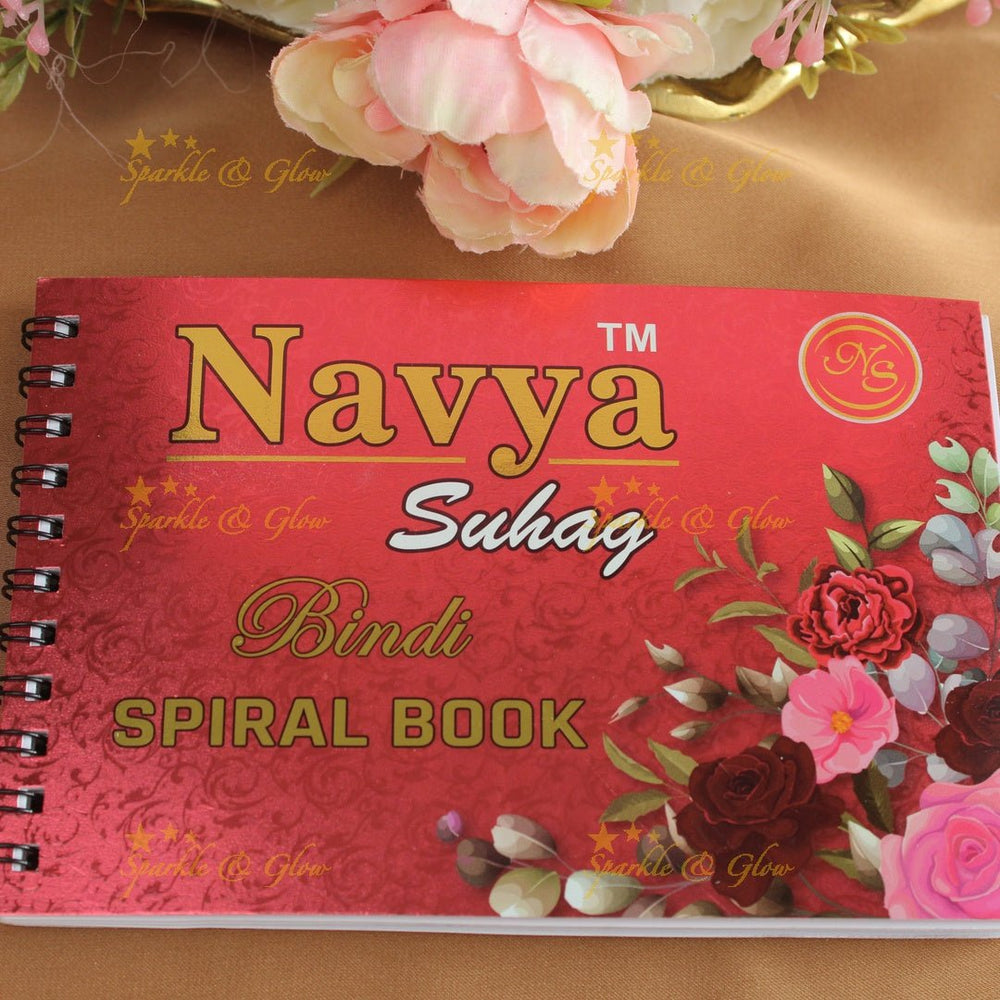Navya Suhag gorgeous designs multi colours bindi small book - Sparkle and Glow - 