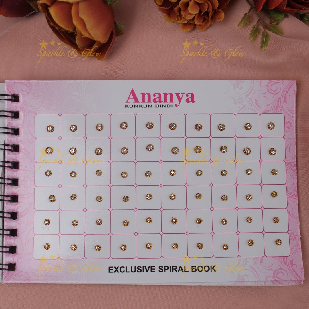 Ananya pretty bindi small book in assorted colour - Sparkle and Glow - 