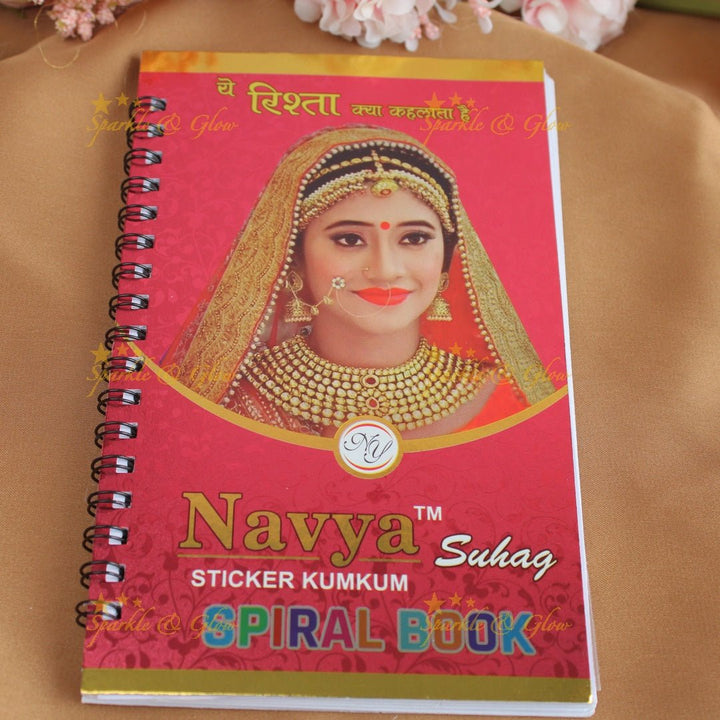 Navya Suhag Kalyanam Bindi big book - Sparkle and Glow - 