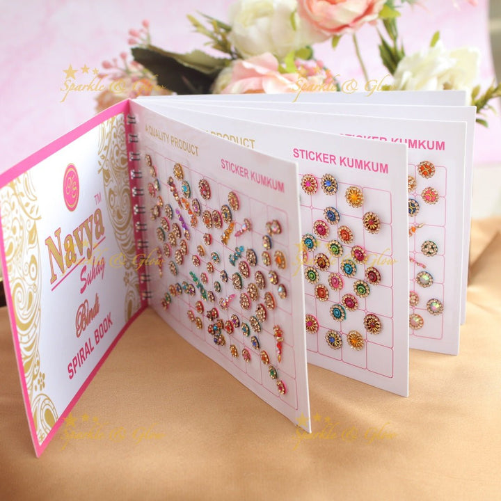 Navya Suhag grand design bindis small book - Sparkle and Glow - 