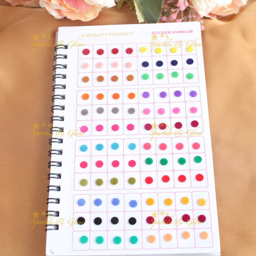 Navya Suhag simple and multi colours bindi big book - Sparkle and Glow - 