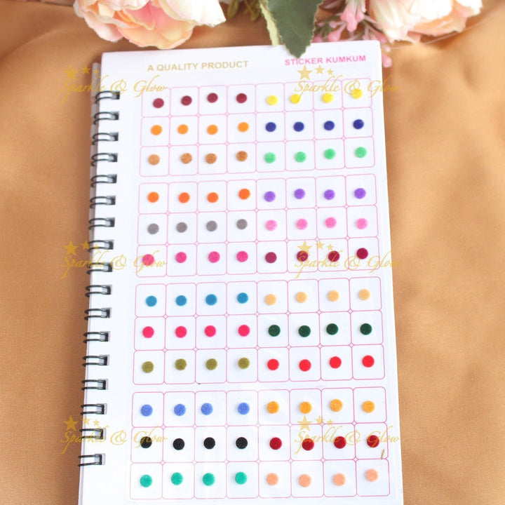 Navya Suhag simple and multi colours bindi big book - Sparkle and Glow - 