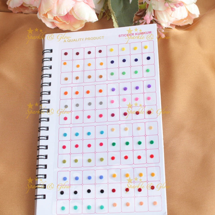 Navya Suhag simple and multi colours bindi big book - Sparkle and Glow - 