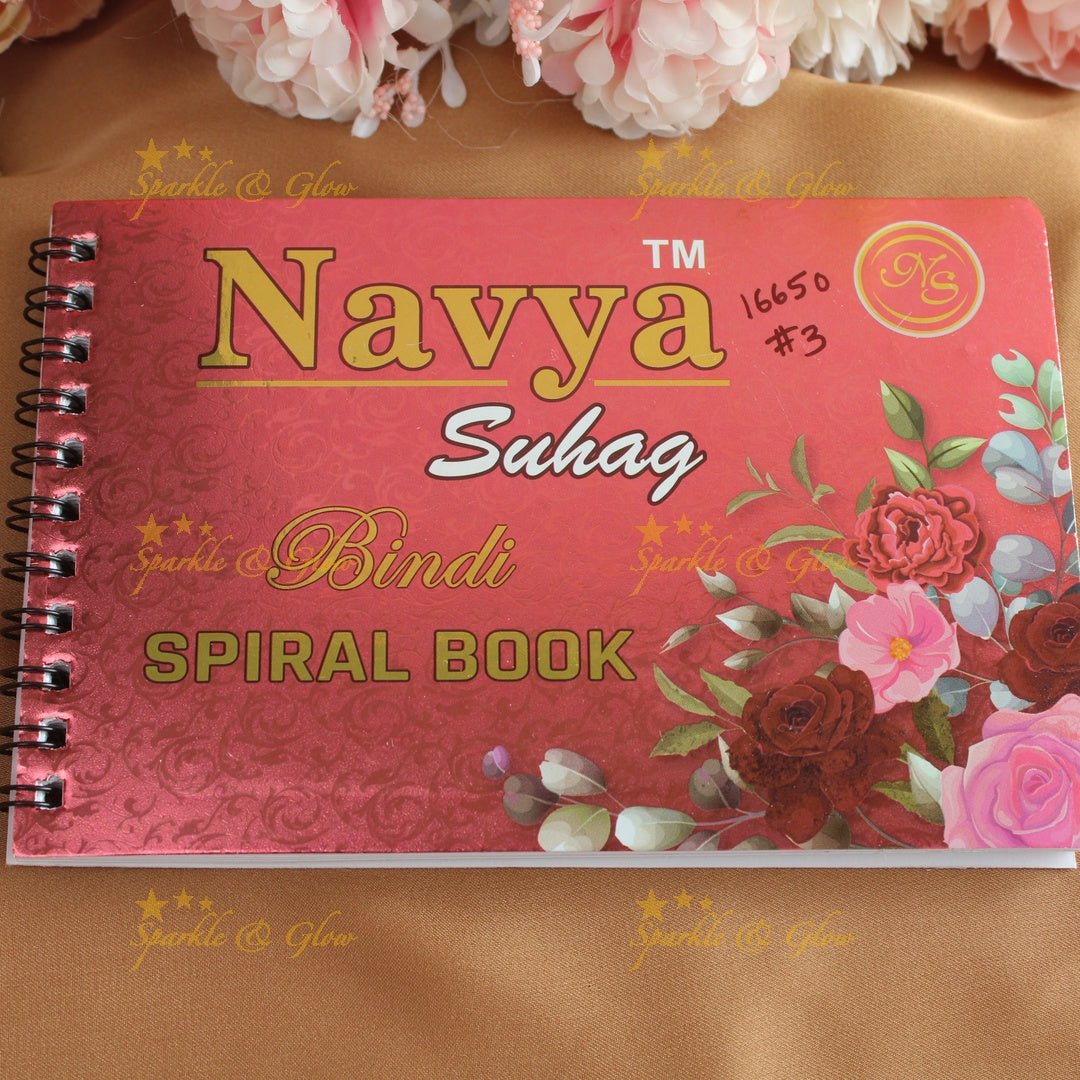 Navya Suhag multi colour fancy bindi small book - Sparkle and Glow - 